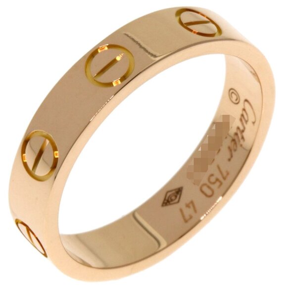 CARTIER 18k Gold Love Ring #47 - Picture 2 of 6